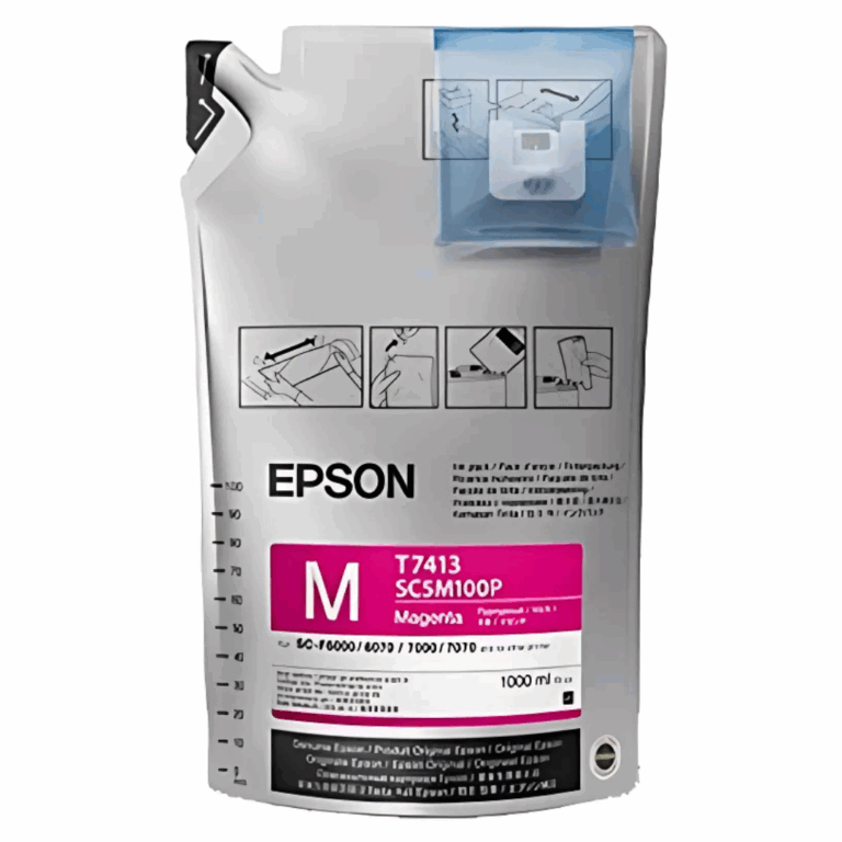 Tinta Epson 7413 Magenta Ultrachrome F6200/f7200/f9200/f9370 6 Litros C13t741320 - 010343953765 - T741320