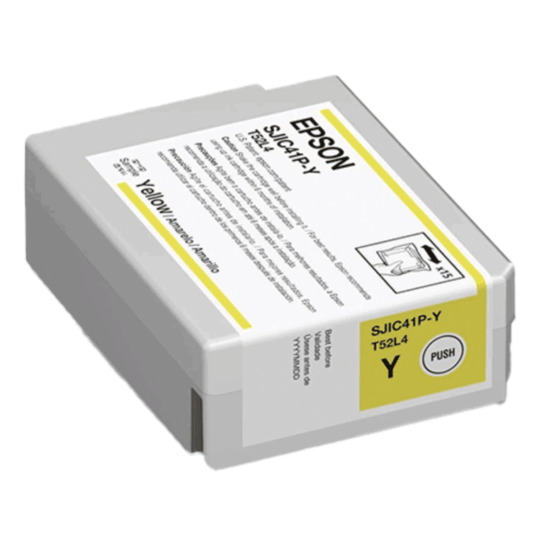 Tinta Epson Sjic41p C4000 Amarillo C13t52l420 - 18746204 - C13T52L420