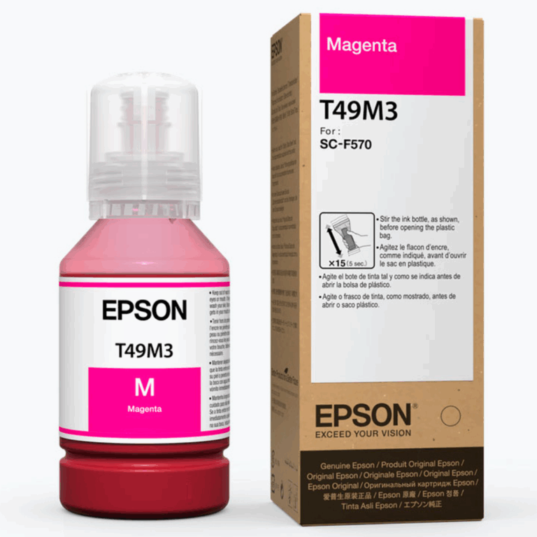 Tinta Epson T49m3 Magenta Ultrachrome Ds Sc F570 142ml T49m320 - 010343949720 - T49M320