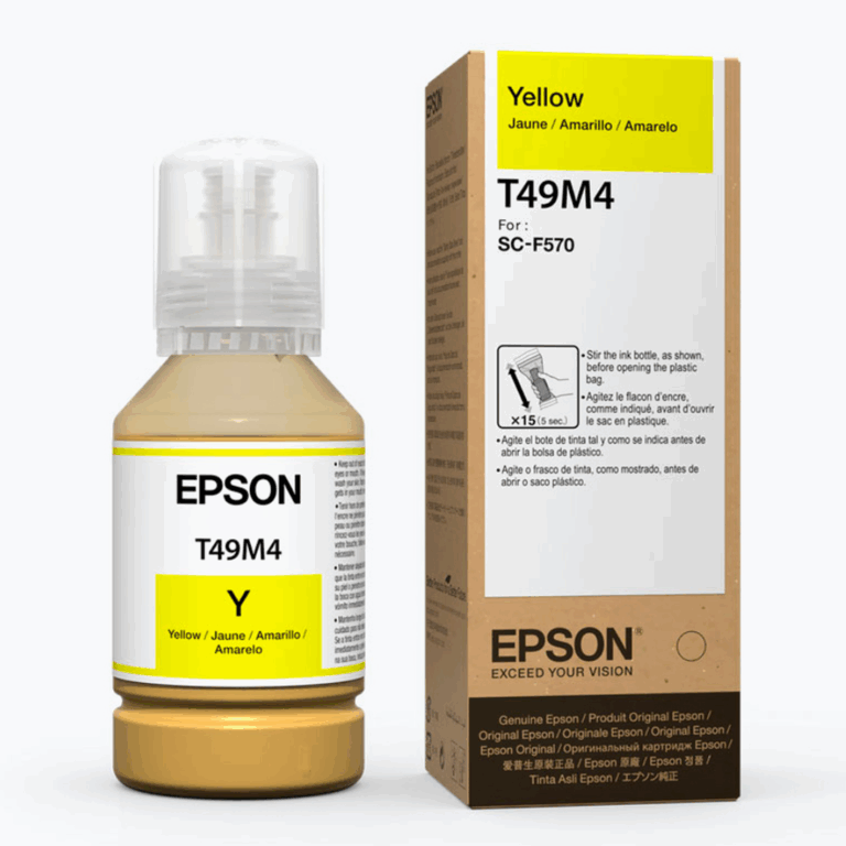 Tinta Epson T49m4 Amarilla Ultrachrome Ds Sc F570 142ml T49m420 - 010343949737 - T49M420