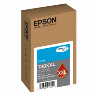 Tinta Epson T748xxl Cyan Wf6090/6590 7000 Pag T748xxl220-al - 010343923621 - T748XXL220-AL