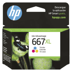 HP - 667XL - Ink cartridge - Tricolor - 3YM80AL - Consumibles y Media - Cartuchos de Toner e Ink-Jet - 3YM80AL