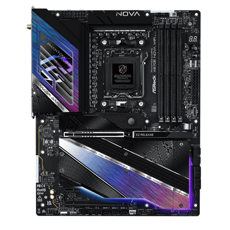 ASRock Inc. ASRock MB X870E Nova WiFi X870E AM5 256GB DDR5 ATX Retail MB 290633 X870E NOVA WIFI