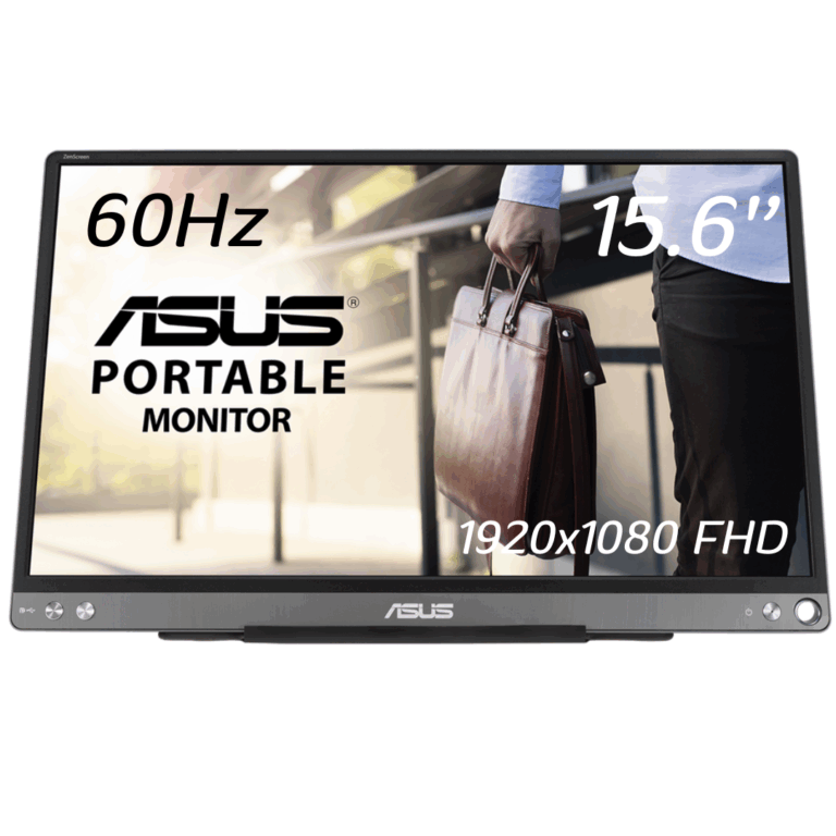 Asus Zenscreen Mb16ace 16" Class Full Hd Lcd Monitor - 16:9 - Dark Gray - 15.6" Viewable - In-plane Switching (ips) Technology - 1920 X 1080 - 250 Nit Maximum - 5 Ms - MON - ASUS - MB16ACE