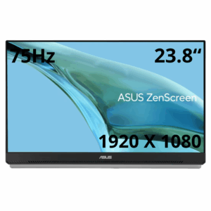 Asus Zenscreen Mb249c 24" Class Full Hd Led Monitor - 16:9 - Black - 23.8" Viewable - In-plane Switching (ips) Technology - Led Backlight - 1920 X 1080 - 16.7 Million Colors - Adaptive Sync/freesync - 250 Nit - 5 Ms - 75 Hz Refresh Rate - Speakers - Hdmi - MON - ASUS - MB249C
