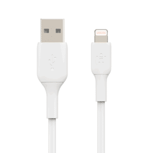 Belkin BoostCharge - Cable Lightning - Lightning macho a USB macho - 1 m - blanco - Accesorios para Computadores - Cables - CAA001bt1MWH