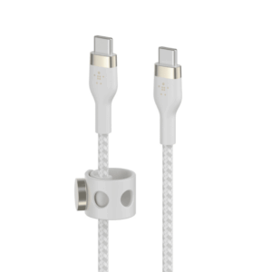 Belkin BoostCharge - Cable USB - 24 pin USB-C (M) a 24 pin USB-C (M) - 2 m - blanco - Celulares - Accesorios - CAB011bt2MWH