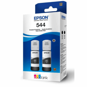 Botellas Epson T544 Pack 2 Negro L200/l3150/l3210 T544120-2p - 010343965959 - T544120-2P
