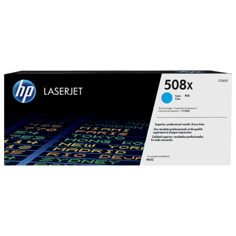 Toner Hpinc 508x Cyan Laserjet M577/m553 9500 Pag Cf361x - 888793237618 - CF361X
