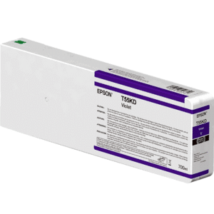 Cartucho Epson Singlepack Violet T55kd00 Ultrachrome Hdx-hd 700ml For Surecolor - Suministros - T55KD00
