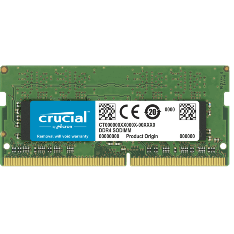 Micron 32GB DDR4 SDRAM Memory Module - MEM - CT432SB32G - CRUCIAL - 649528822499 - CT32G4SFD832A