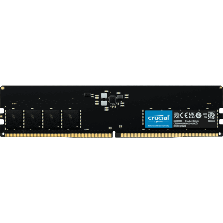 Crucial Crucial CT32G56C46U5 32GB DDR5 5600Mhz UDIMM Retail ME 276460 CT32G56C46U5