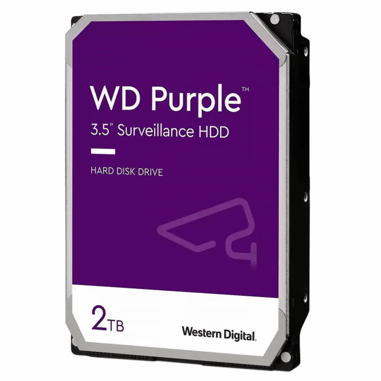 Disco Duro 2tb Sata Western Digital Purple Wd23purz 5400rpm 3.5" 256mb