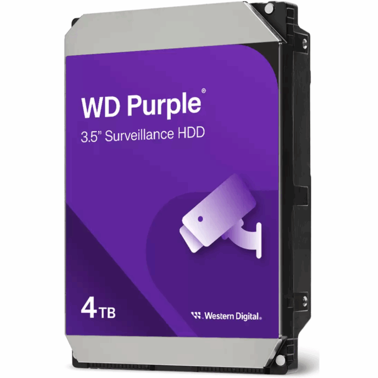 WD Purple WD43PURZ - Disco duro - 4 TB - vigilancia - interno - 3.5" - SATA 6Gb/s - 5400 rpm - búfer: 256 MB - Almacenamiento - Discos Duros Internos - WD43PURZ