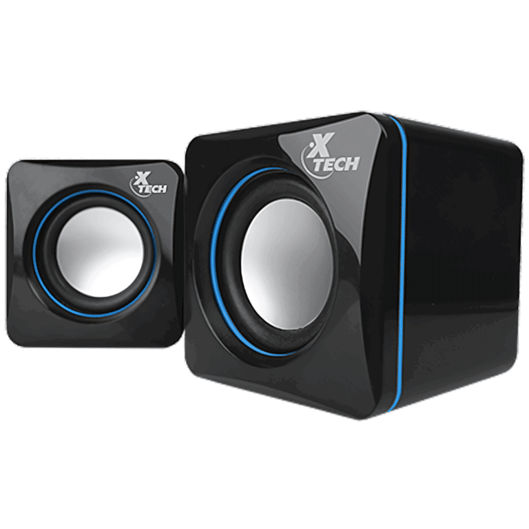Xtech XTS-110 - Altavoces - para PC - 6 vatios (Total) - Audio y Video - Parlantes / Bocinas / Cornetas - XTS-110