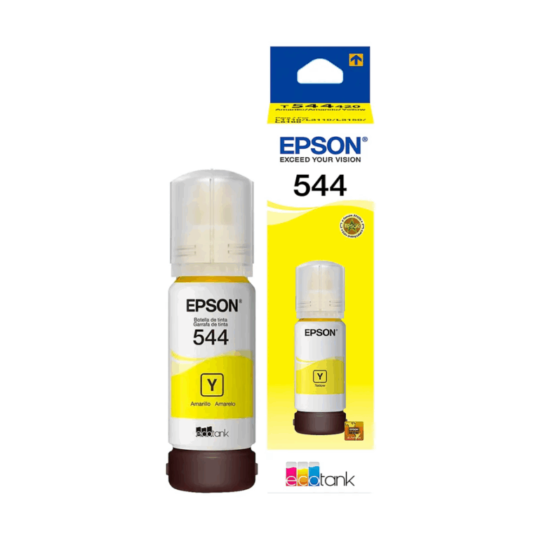 Epson 544 - 65 ml - amarillo - original - recarga de tinta - para EcoTank L1110, L1210, L3110, L3150, L3210, L3250, L3260, L5290 - Consumibles y Media - Cartuchos de Toner e Ink-Jet - T544420-AL