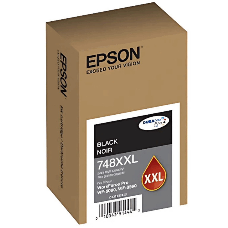 Tinta Epson T748xxl Negro Wf6090/6590 10000 Pag T748xxl120-al - 010343923614 - T748XXL120-AL