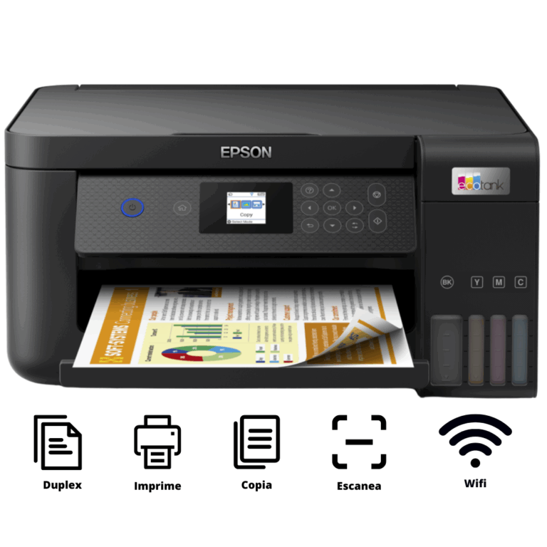 Impresora Epson L4260 Multifuncion Sistema De Tinta Continuo Original Ecotank / Impresora-copiadora-scaner *wifi - Duplex Impresion Doble Cara*  / C11cj63301