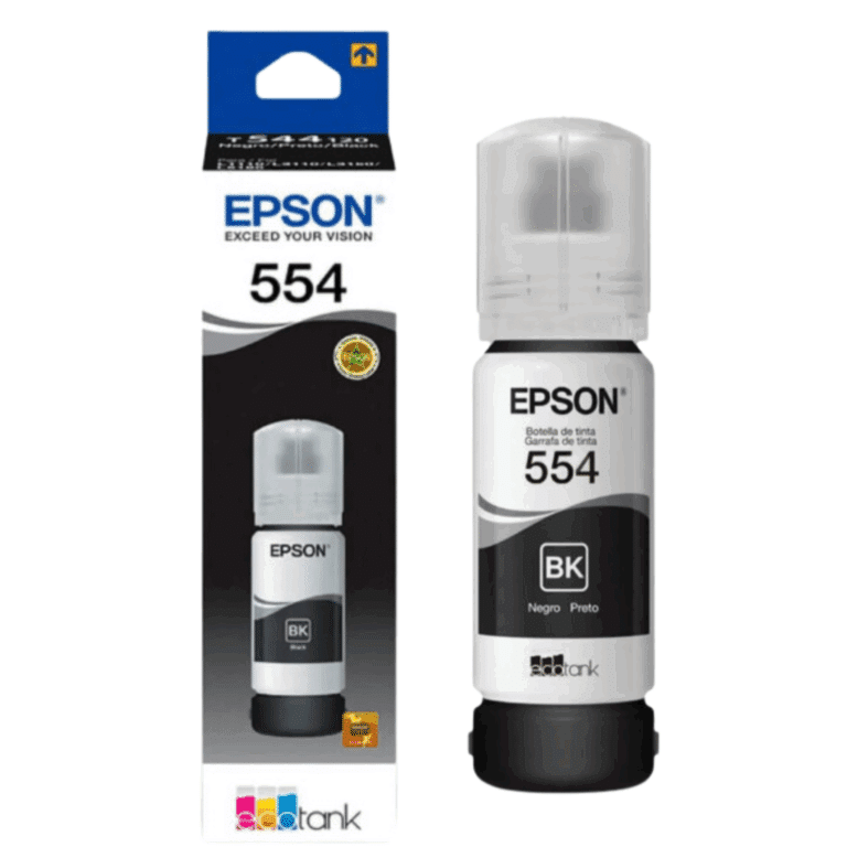 Epson T554 - Negro - original - recarga de tinta - para EcoTank L8160, L8180 - Consumibles y Media - Cartuchos de Toner e Ink-Jet - T554120-AL