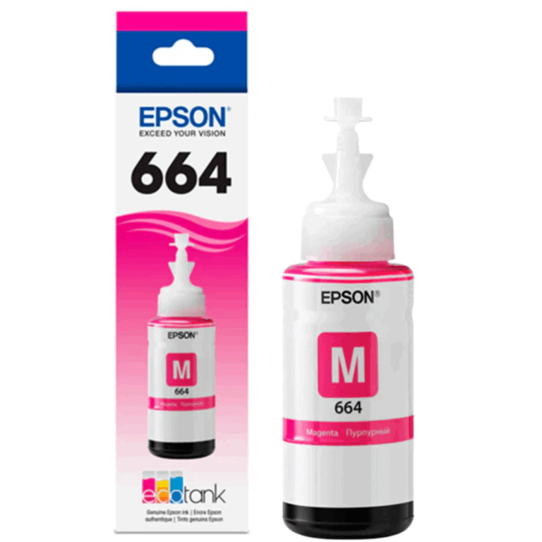 Botella Epson T664 Magenta L110/l200/l210/l350/l 6500 Pag T664320-al - 010343885318 - T664320-AL