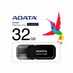 Flash Memory Adata 32gb Uv240 Usb 2.0 Negro - Flash Memory - AUV240-32G-RBK
