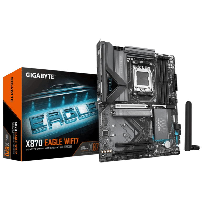 Mainboard/gigabyte X870 Eagle Wifi7 Am5 Ryzen 9000/8000/7000 Series 4 Slots Ddr5 Atx - 889523045312 - X870EAGLEWIFI7