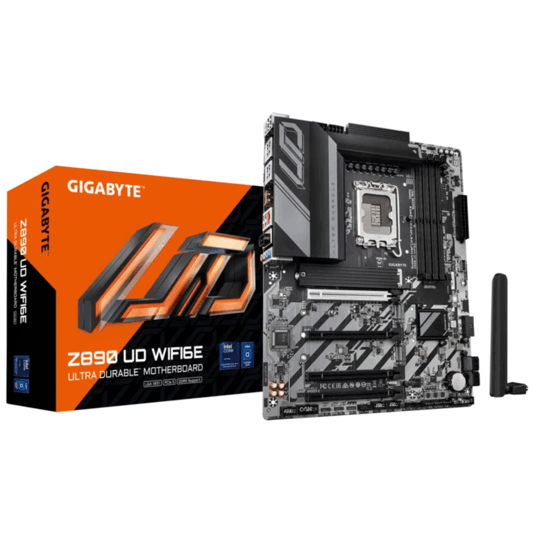 GIGABYTE Ultra Durable Z890 UD WIFI6E Gaming Desktop Motherboard - Intel Z890 Chipset - Socket LGA-1851 - ATX - MB - MB-Z89UW6E - GIGABYTE - 889523045336 - Z890 UD WIFI6E