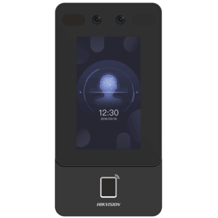 HIKVISION - LECTOR BIOMETRICO FACIAL HUELLA EXTERIOR, POE y WIFI - All - 3566 - DS-K1T342MFWX-E1