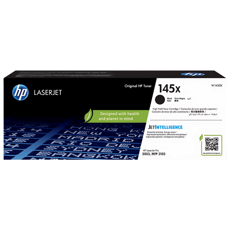HP 145X - Alto rendimiento - negro - original - LaserJet - cartucho de tóner (W1450X) - para LaserJet Pro 3001, 3002, 3003, MFP 3101, MFP 3102, MFP 3103, MFP 3104, MFP3102 - Consumibles y Media - Cartuchos de Toner e Ink-Jet - W1450X