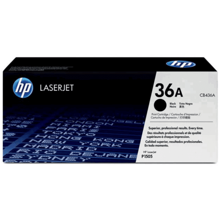 HP 36A - Negro - original - LaserJet - cartucho de tóner (CB436A) - para LaserJet P1505, P1505n - Consumibles y Media - Cartuchos de Toner e Ink-Jet - CB436A