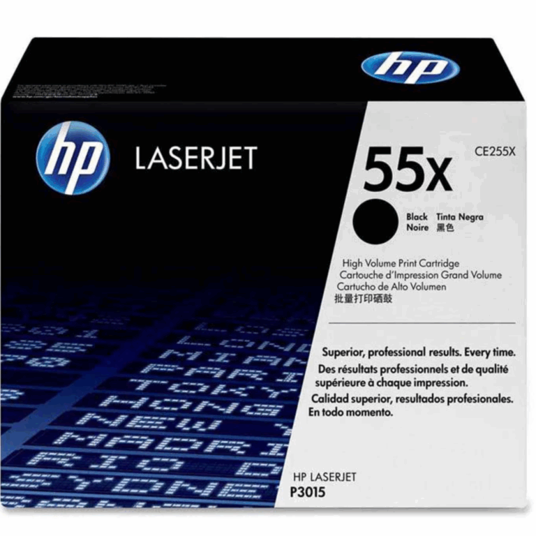 Toner Hpinc 55x Negro Laserjet P3015 12500 Pag Ce255x - 884420133704 - CE255X