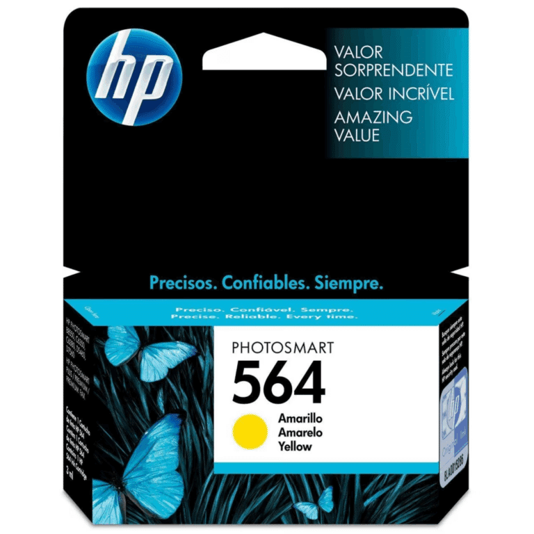 HP 564 - 3 ml - amarillo - original - cartucho de tinta - para Deskjet 35XX; Photosmart 55XX, 55XX B111, 65XX B211, 75XX, 75XX C311, B110, Wireless B110 - Consumibles y Media - Cartuchos de Toner e Ink-Jet - CB320WL