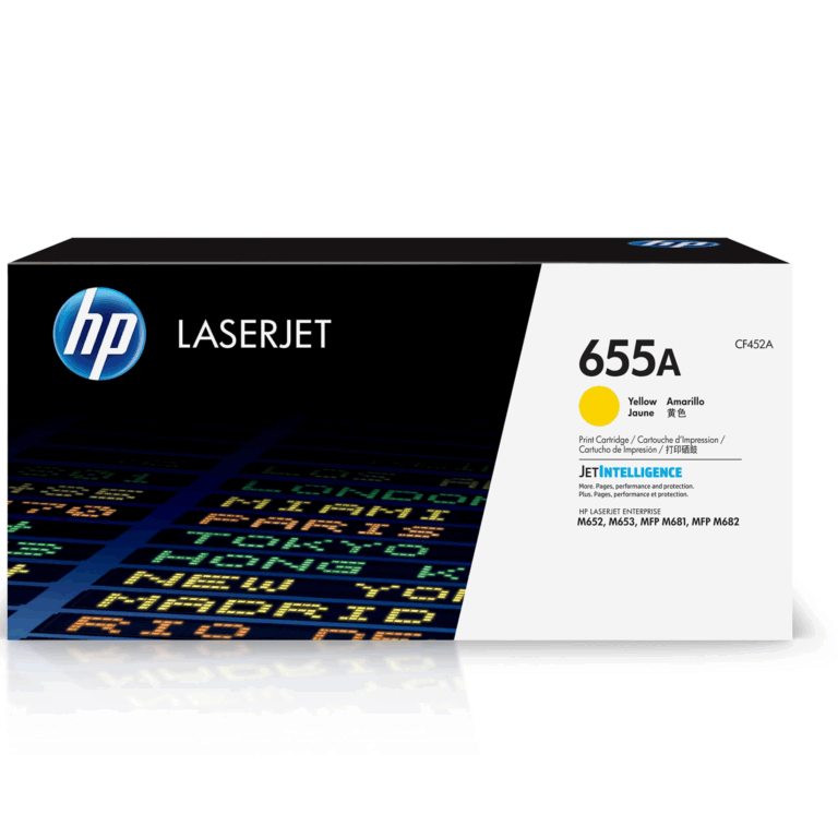 HP 655A - Amarillo - original - LaserJet - cartucho de tóner (CF452A) - para Color LaserJet Managed Flow MFP M681; LaserJet Enterprise Flow MFP M681, MFP M682 - Consumibles y Media - Cartuchos de Toner e Ink-Jet - CF452A