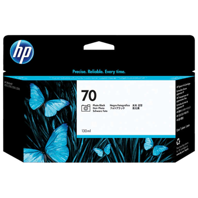 HP 70 - 130 ml - Photo Negro - original - DesignJet - cartucho de tinta - para DesignJet HD Pro MFP, T120, Z2100, Z3100, Z3100ps, Z3200, Z3200ps, Z5200, Z5400 - Consumibles y Media - Cartuchos de Toner e Ink-Jet - C9449A
