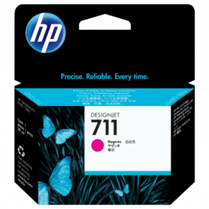 HP 711 - 29 ml - magenta - original - DesignJet - cartucho de tinta - para DesignJet T100, T120, T120 ePrinter, T125, T130, T520, T520 ePrinter, T525, T530 - Consumibles y Media - Cartuchos de Toner e Ink-Jet - CZ131A