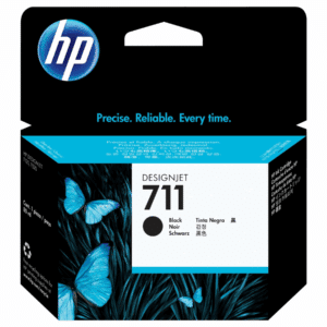 HP 711 - 80 ml - negro - original - cartucho de tinta - para DesignJet T100, T120, T120 ePrinter, T125, T130, T520, T520 ePrinter, T525, T530 - Consumibles y Media - Cartuchos de Toner e Ink-Jet - CZ133A