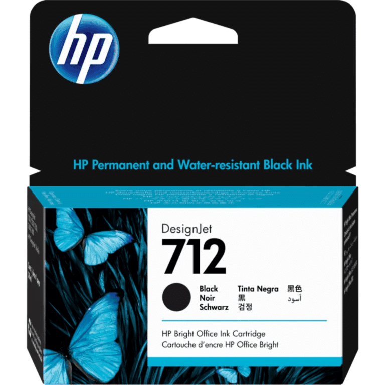 HP 712 - 38 ml - negro - original - DesignJet - cartucho de tinta - para DesignJet Studio, T210, T230, T250, T630, T650 - Consumibles y Media - Cartuchos de Toner e Ink-Jet - 3ED70A