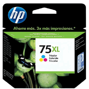 HP 75XL - 12 ml - Alto rendimiento - color (cian, magenta, amarillo) - original - cartucho de tinta - para Deskjet D4268; Officejet J6413; Photosmart C4524, C4550, C4583, C4585, C4588, C5225, C5275 - Consumibles y Media - Cartuchos de Toner e Ink-Jet - CB338WL