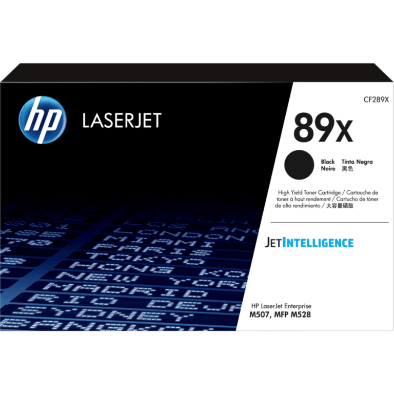 Consumible Hpinc//toner 89x Negro Alto Rendimiento Laserjet M507/m528 10000 Pag Cf289x - 192018046634 - CF289X