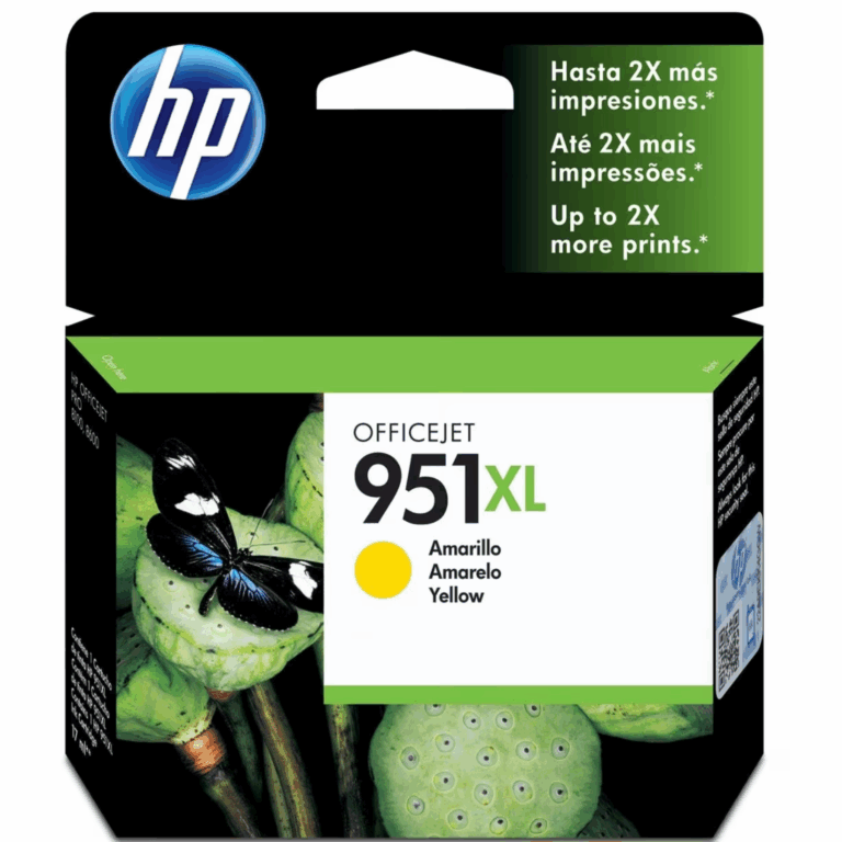HP 951XL - 17 ml - Alto rendimiento - amarillo - original - cartucho de tinta - para Officejet Pro 251dw, 276dw, 8100, 8600, 8600 N911a, 8610, 8615, 8620, 8625, 8630 - Consumibles y Media - Cartuchos de Toner e Ink-Jet - CN048AL