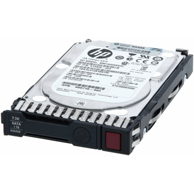 HP Midline - Disco duro hot-swap - 1 TB - 2.5" SFF - SATA-300 - 7200 rpm - Almacenamiento - Discos Duros Internos - 655710-B21