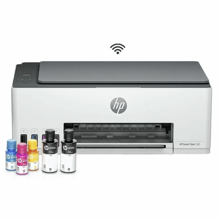 Impresora Hp 580 Smart Tank Mfp Wifi 12ppm/5ppmc Pant 1.2 Pul Blanca Gt53/52 - 1F3Y2A#AKY