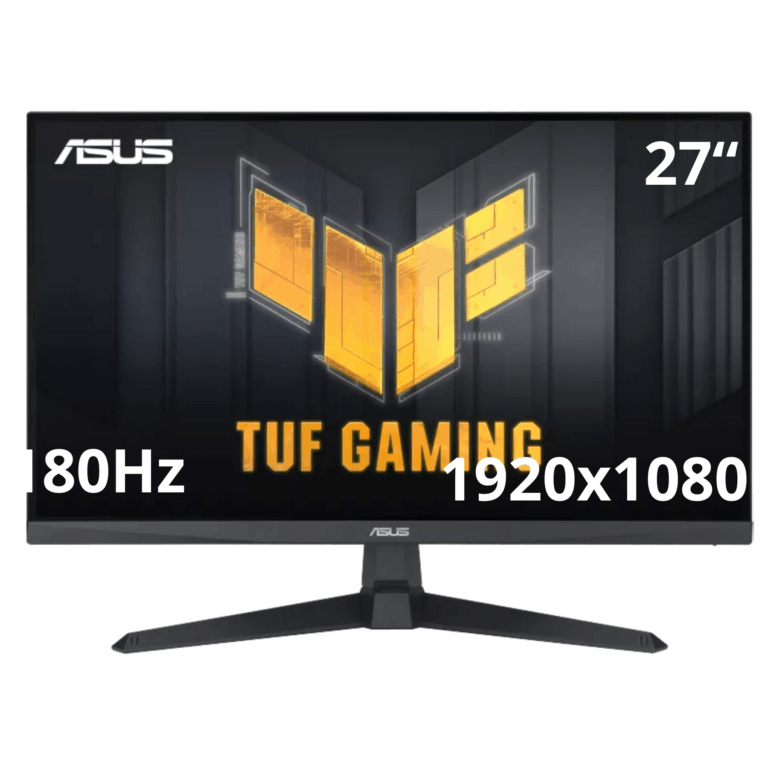 Tuf Vg279q3a 27" Class Full Hd Gaming Led Monitor - 16:9 - 27" Viewable - Fast Ips - Led Backlight - 1920 X 1080 - 16.7 Million Colors - Freesync Premium/g-sync Compatible - 250 Nit - 1 Ms - 180 Hz Refresh Rate - Speakers - Hdmi - Displayport - ASUS - VG279Q3A