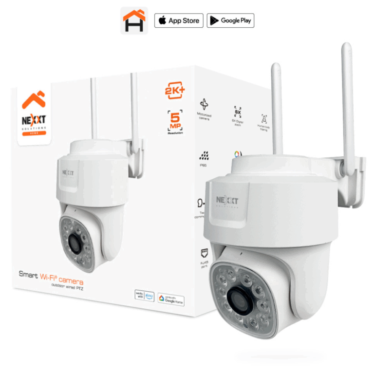 Nexxt Solutions Home - PTZ 2K+ 5MP RJ45 - Seguridad y Automatización - Cámaras - NHC-OP10