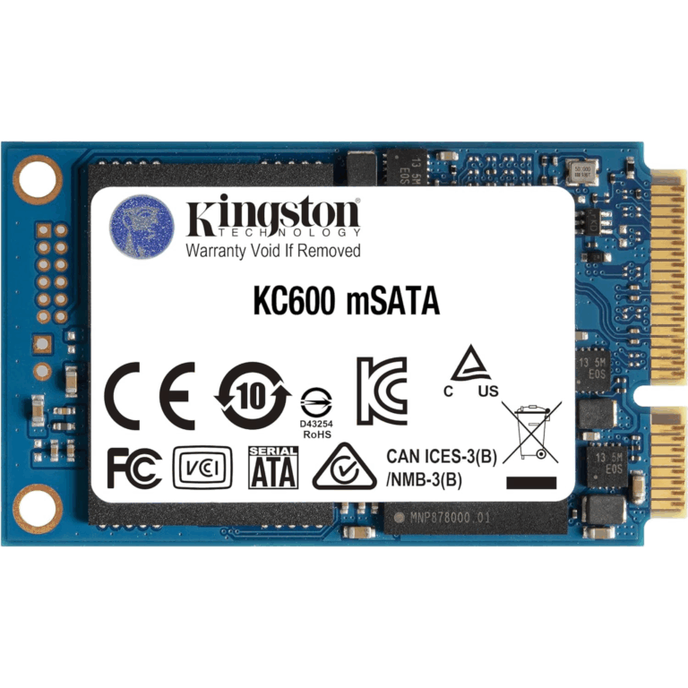 Kingston KC600 1 TB Solid State Drive - Msata Internal - SATA (SATA/600) - SSD - SKC600M1TB - KINGSTON - 740617316032 - SKC600MS/1024G