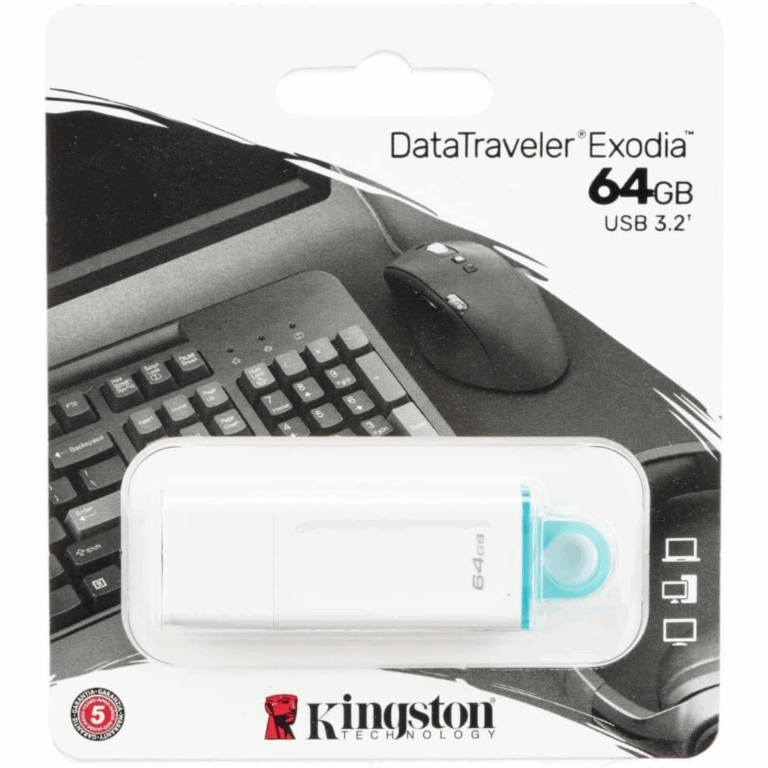 Kingston - USB flash drive - 64 GB - USB 3.1 Gen 1 - Memorias - Unidades Flash USB - KC-U2G64-5R