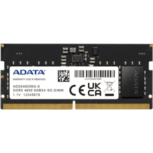 Ram Adata Sodimm 8gb Ddr5 4800mhz - 4711085936561 - AD5S48008G-S