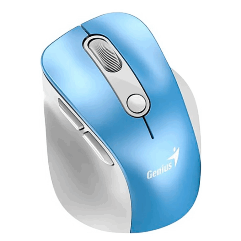 Mouse Genius  Wirelles Mini Ergo 9000s Pro Light Blue Recargable Dual  Bt Y 2 4ghz Rgb Dpi 800 A 2 - 091163261018 - 31030039401