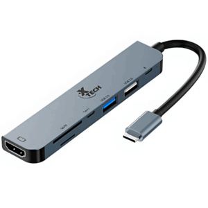 Xtech - Hub - 7 puertos - USB-C® 7-in-1 XTC-571 - Periféricos - USB Hubs - XTC-571