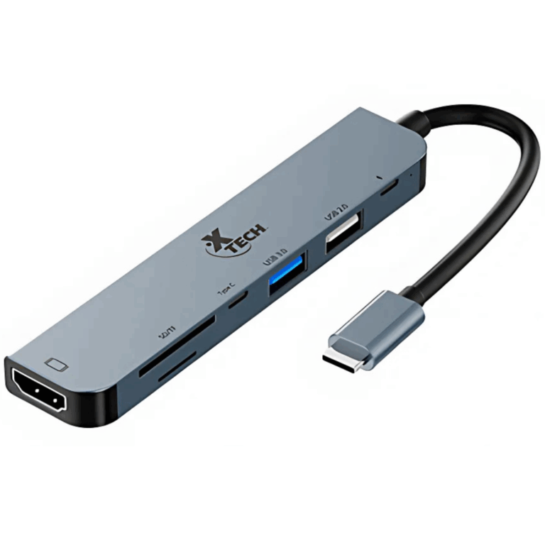 Xtech - Hub - 7 puertos - USB-C® 7-in-1 XTC-571 - Periféricos - USB Hubs - XTC-571